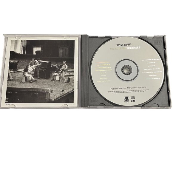 Waking Up The Neighbours Bryan Adams Rock Audio Vintage Music CD 1991 u 15 Track - Picture 3 of 3